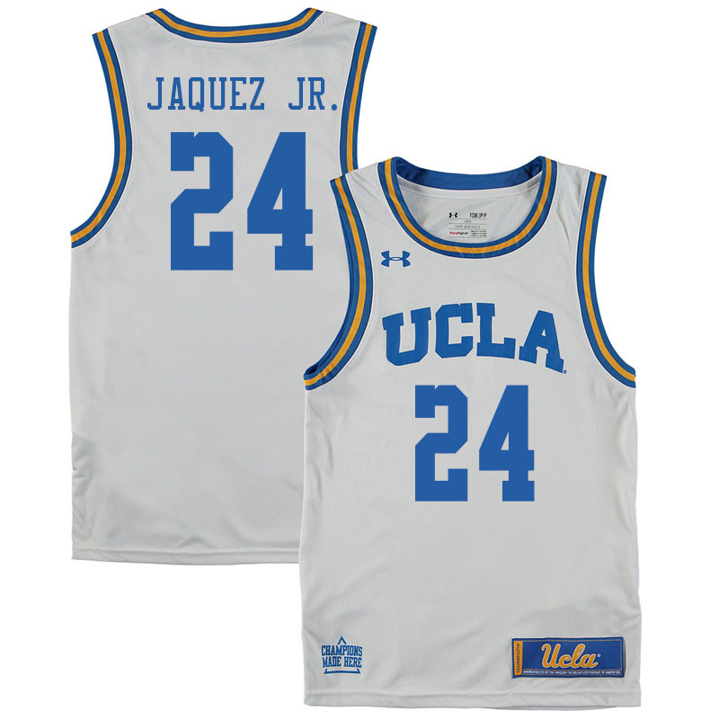 Men #24 Jaime Jaquez Jr. UCLA Burins College Basketball Jerseys Sale-White - Click Image to Close
